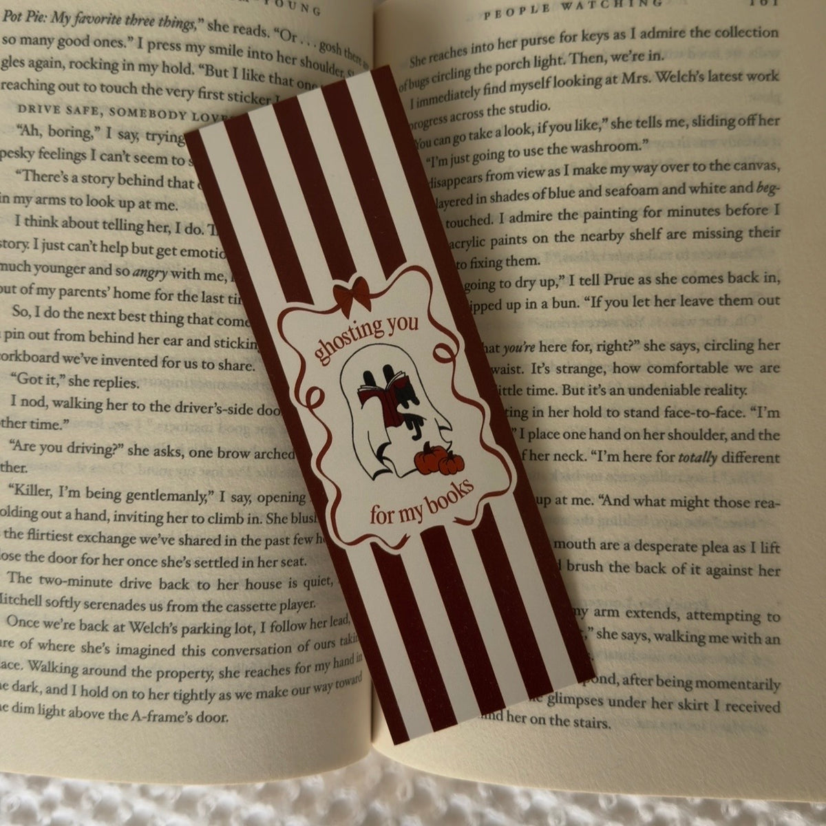 Ghosting You for my Books Bookmark