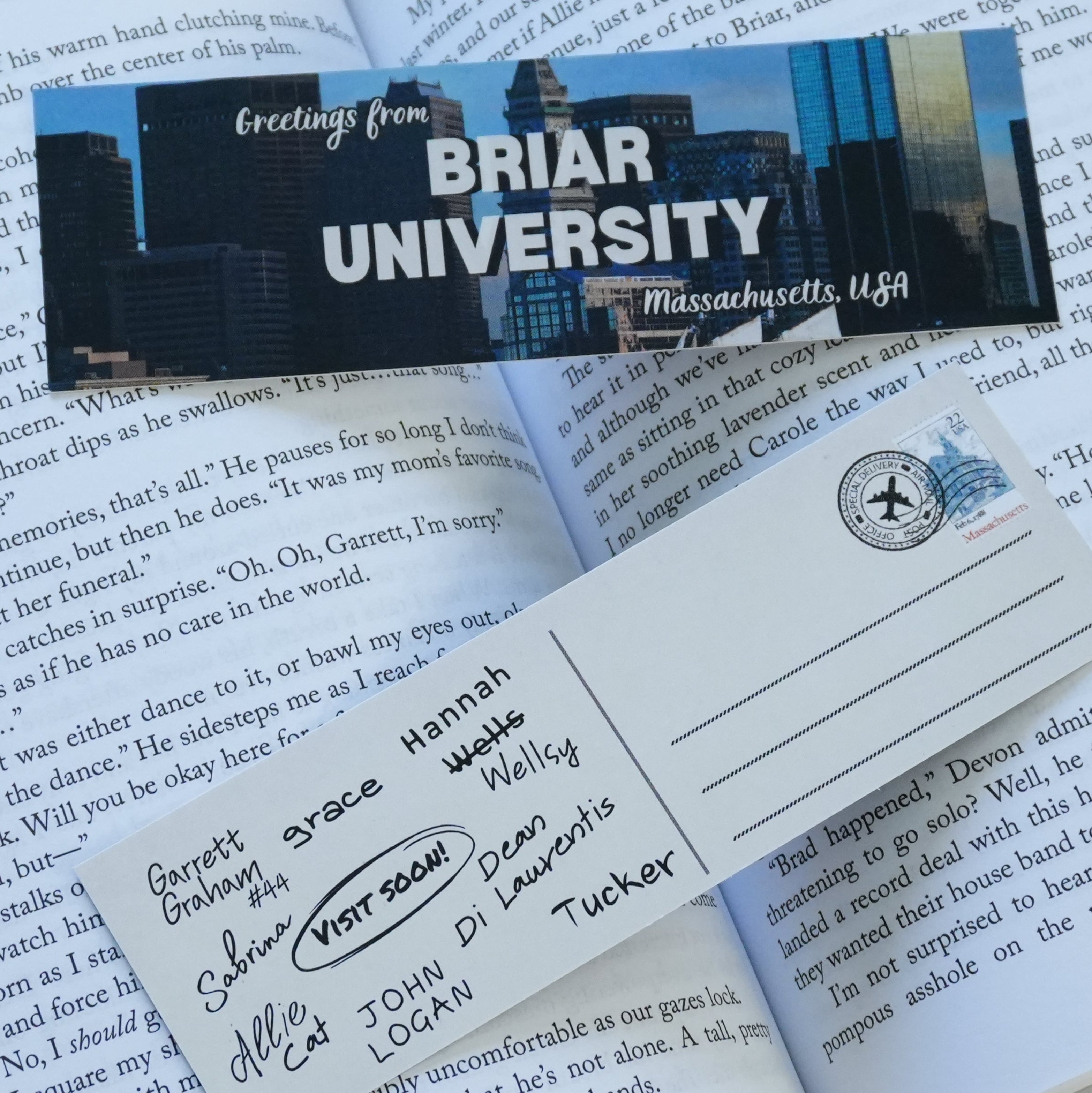 Off Campus Postcard Bookmark