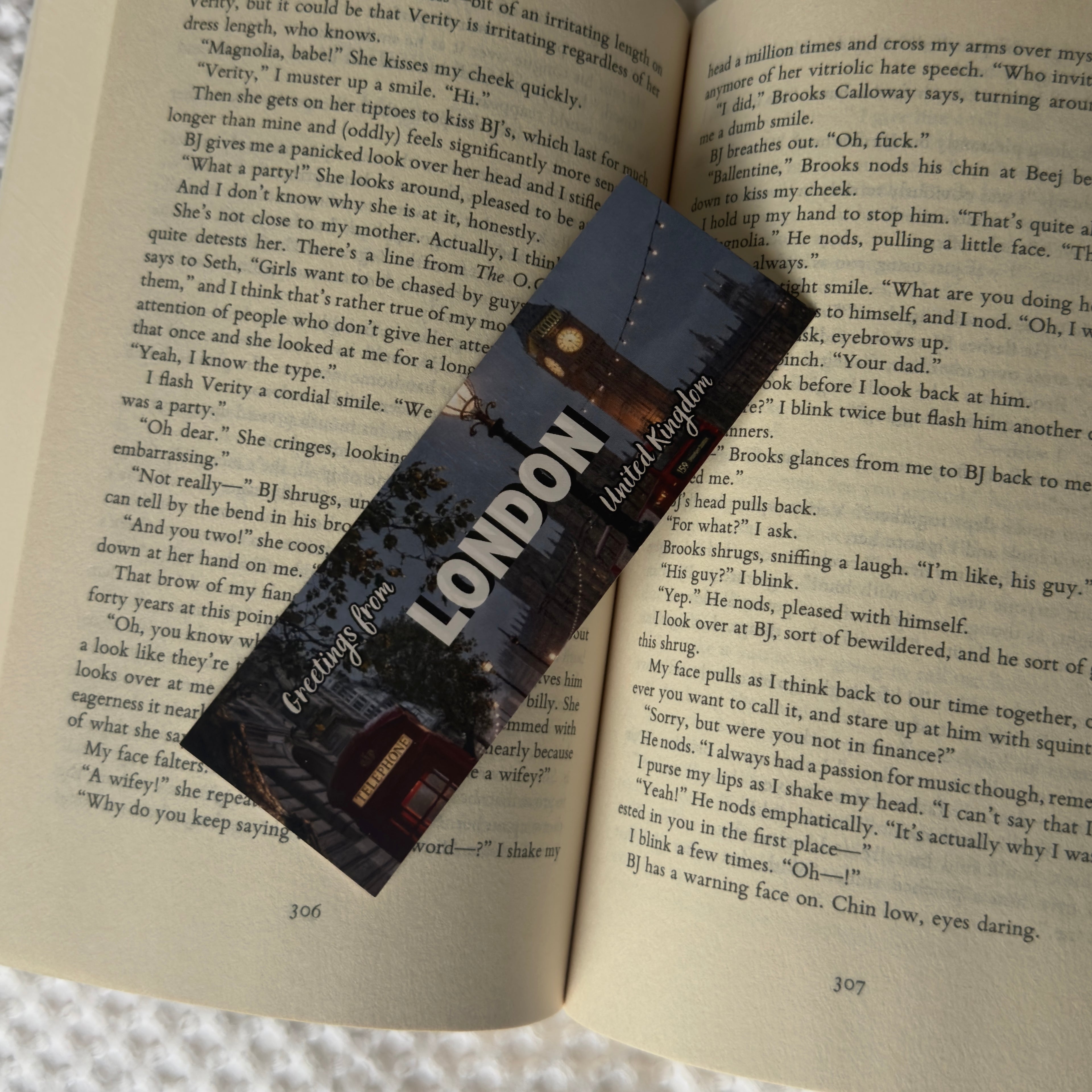 London Postcard Bookmark