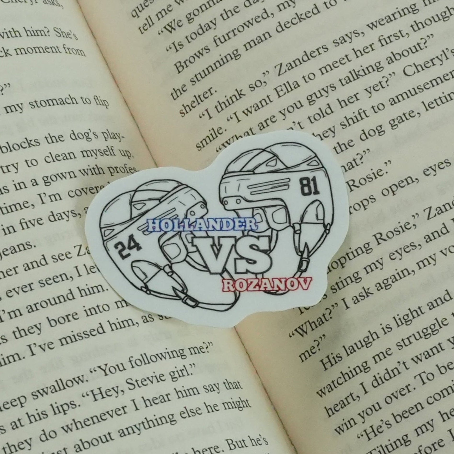 Hollander VS Rozanov Sticker