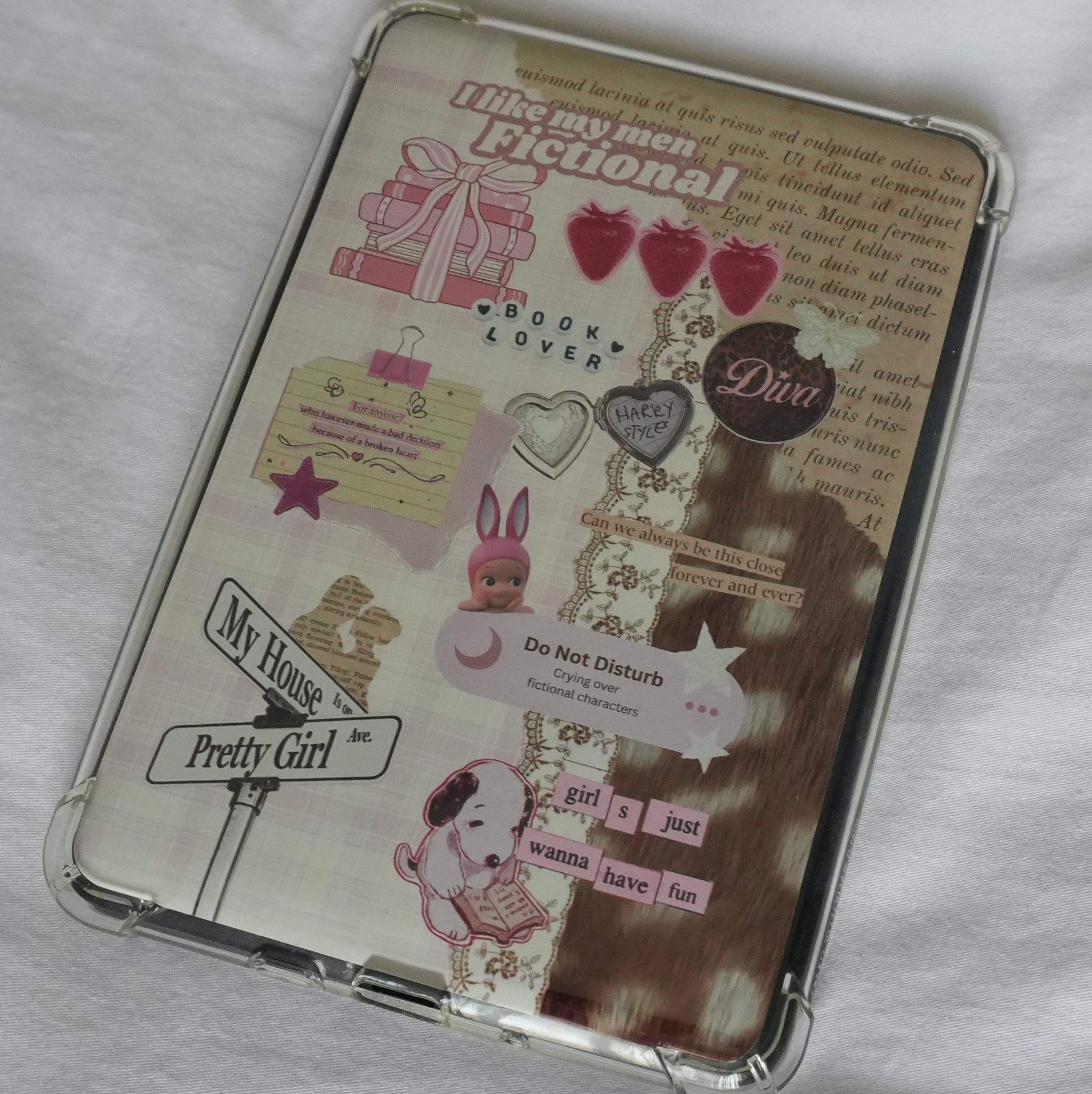Pink Deer Kindle Insert