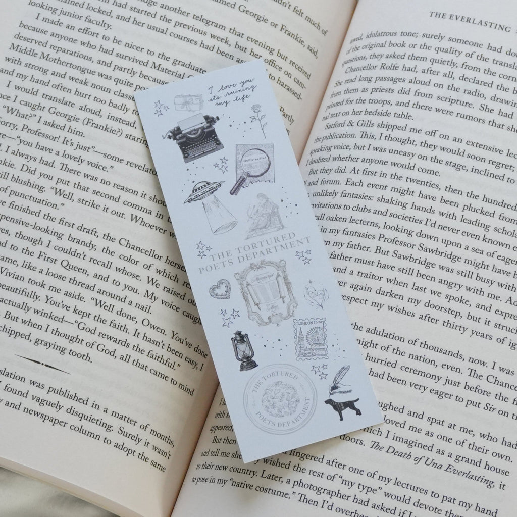Tortured Poets Bookmark